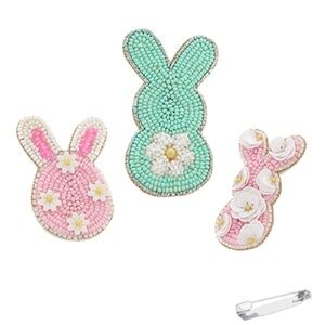 Easter Bunny 3PCS Pin Set